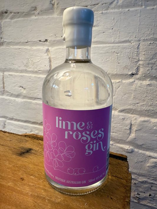 Lime and roses gin by glen gowrie distillery