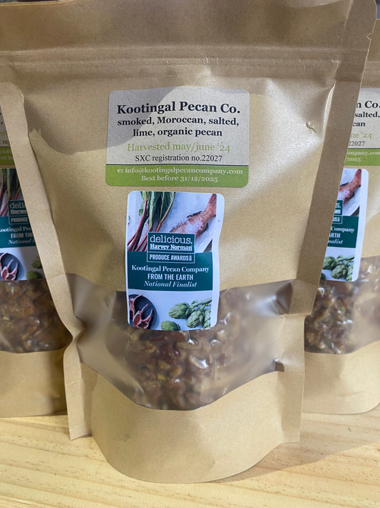 Smoked Moroccan Salted lime organic pecan