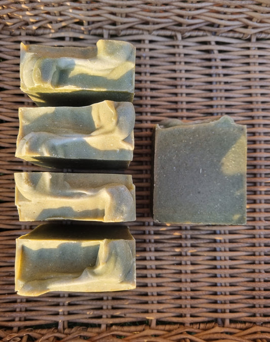 Tallow Soap Bar - Almost Guac / Avocado Bumble & Moo