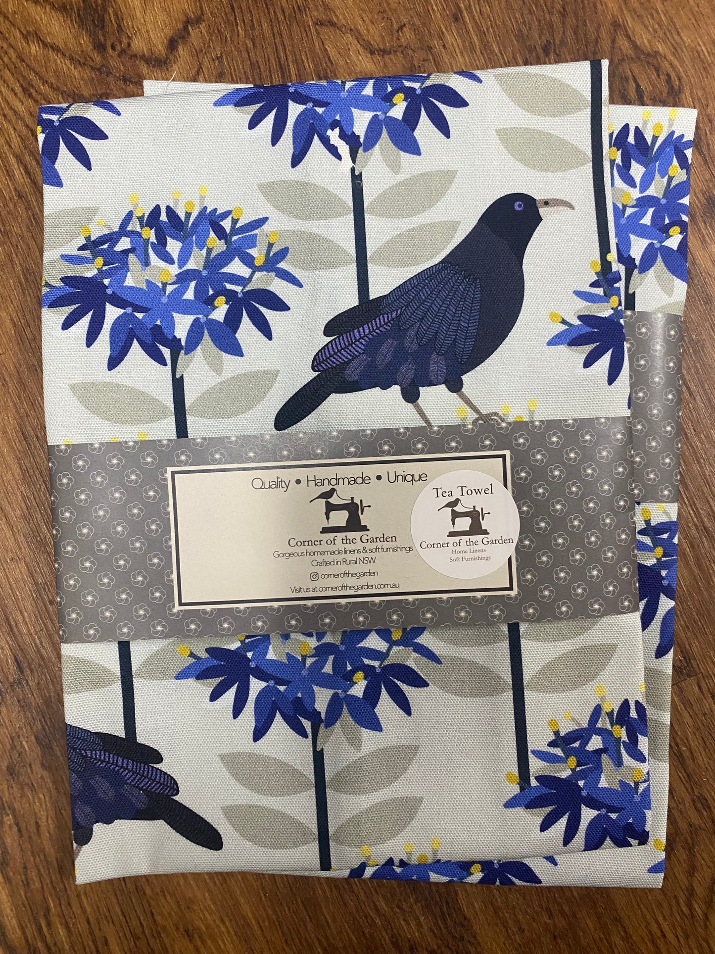 Tea Towel Blue Bird