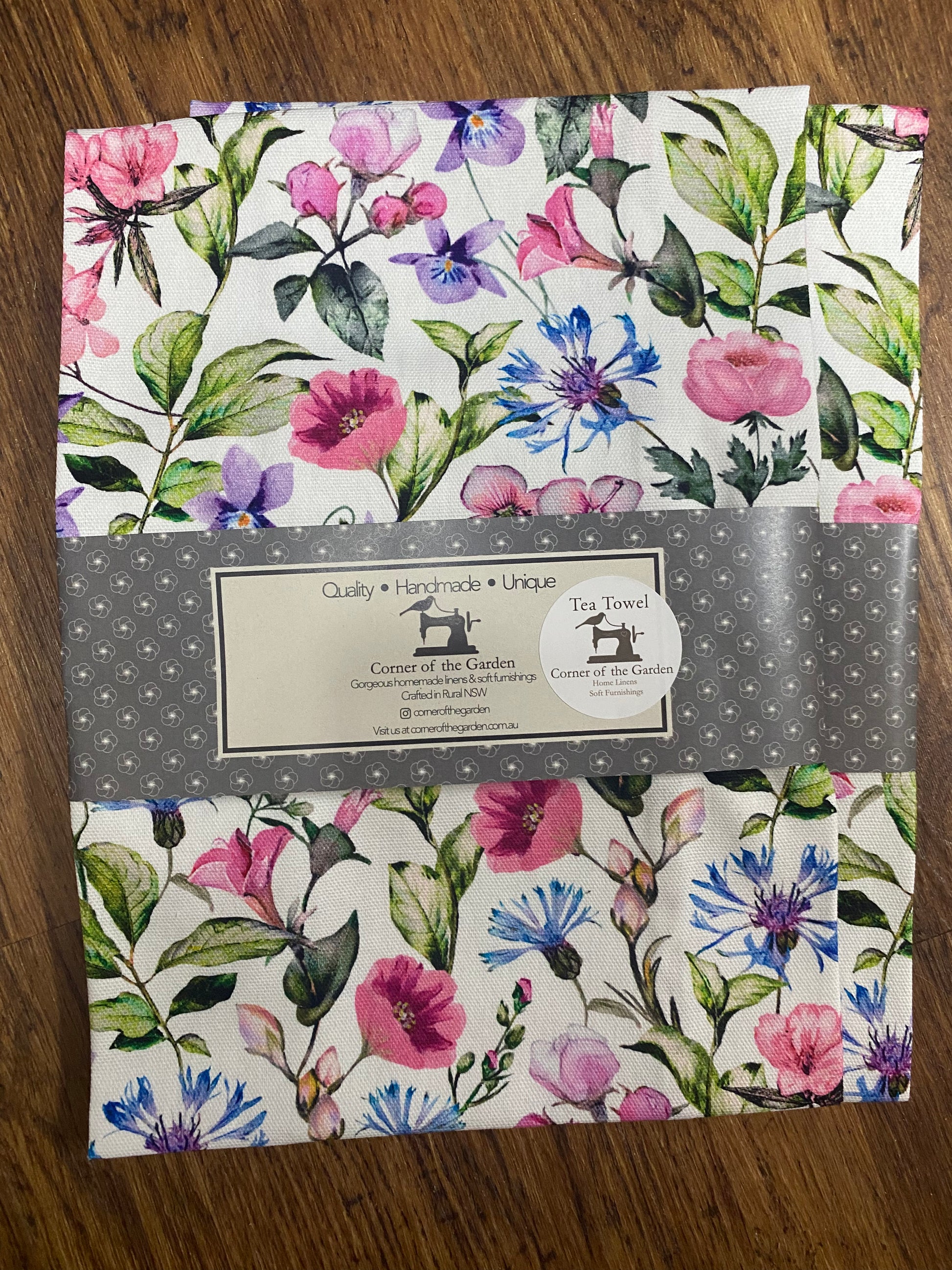 Tea Towel Spring Floral