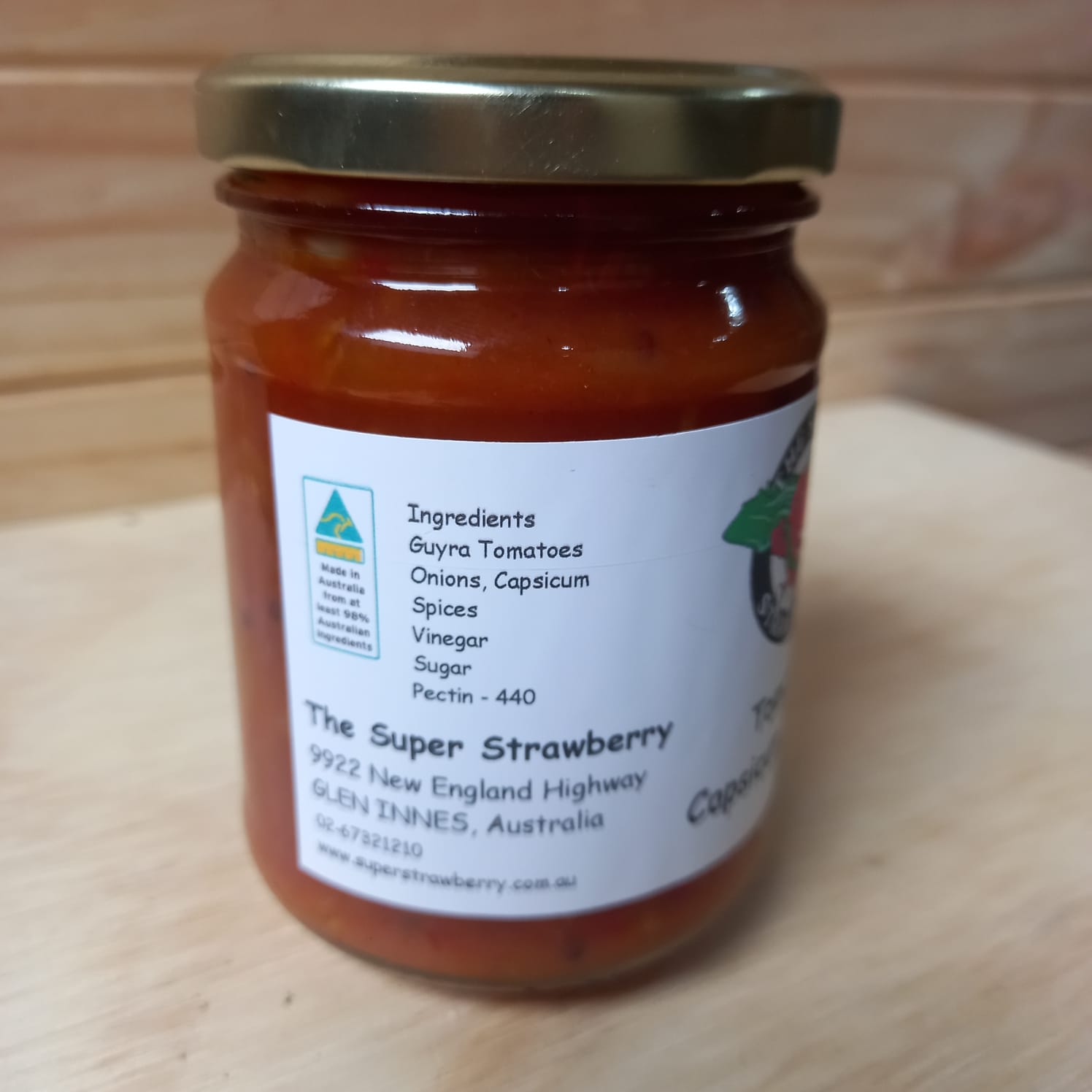 Tomato Capsicum Relish by the Super Strawberry