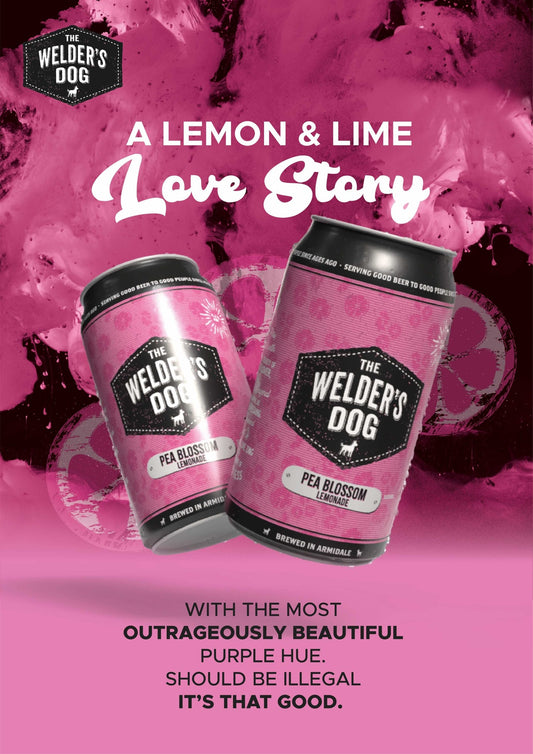 Pea Blossom Lemonade x 1 can by The Welder's Dog