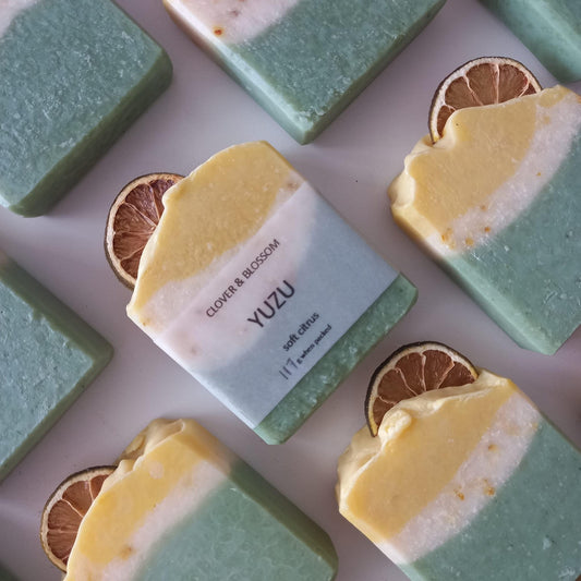 Yuzu Soap by clover and blossom