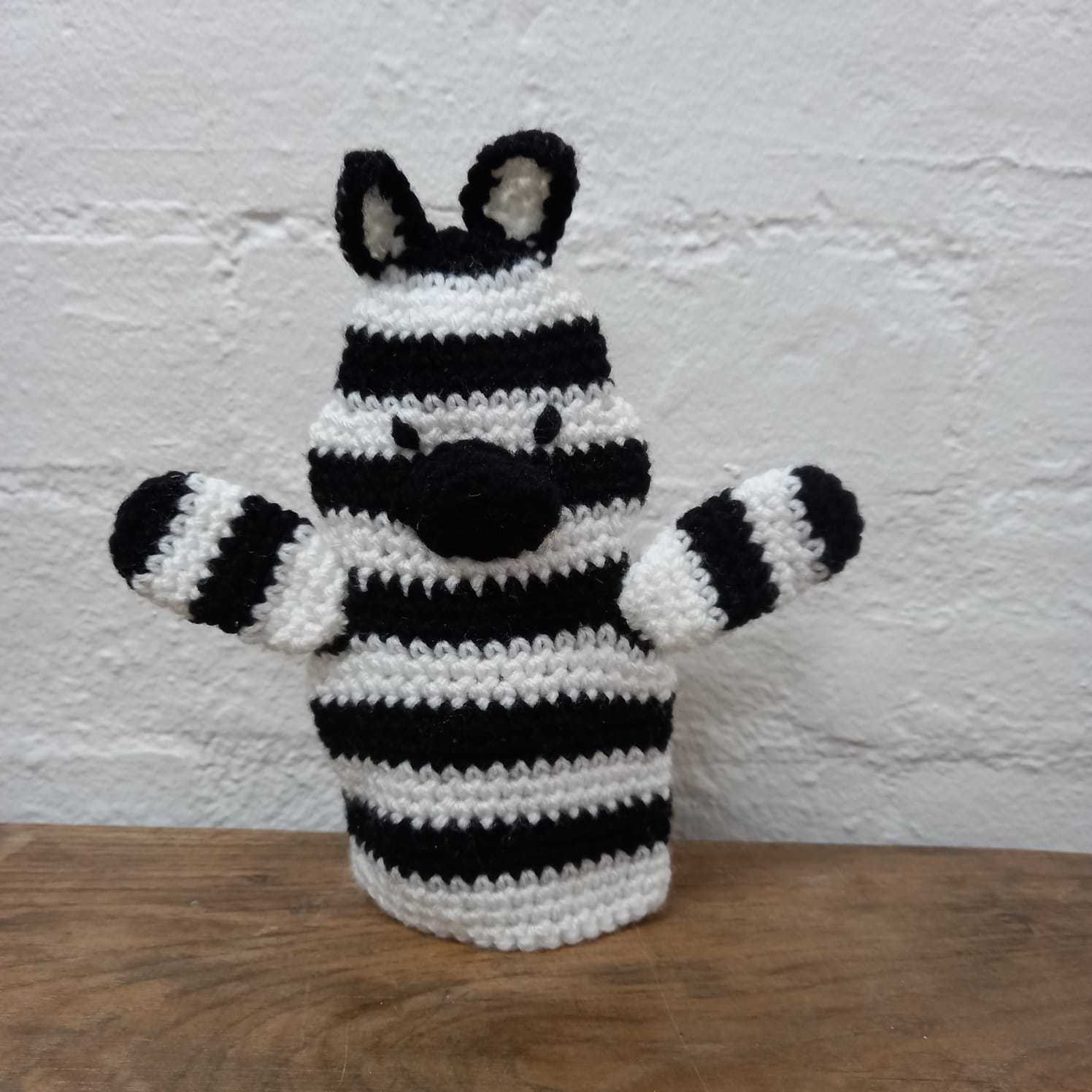 Zebra Hand Puppet