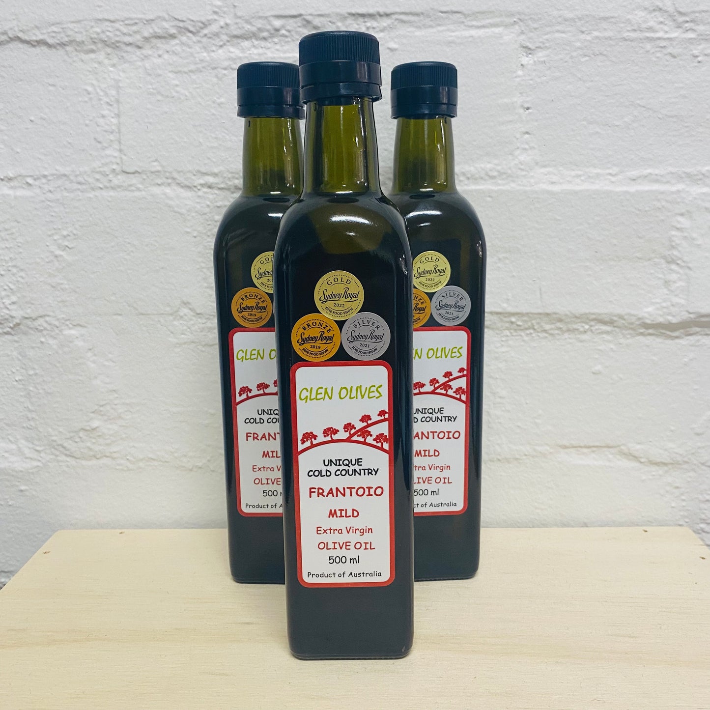 Olive Oil 500ml - 2 varieties by Glen Olives