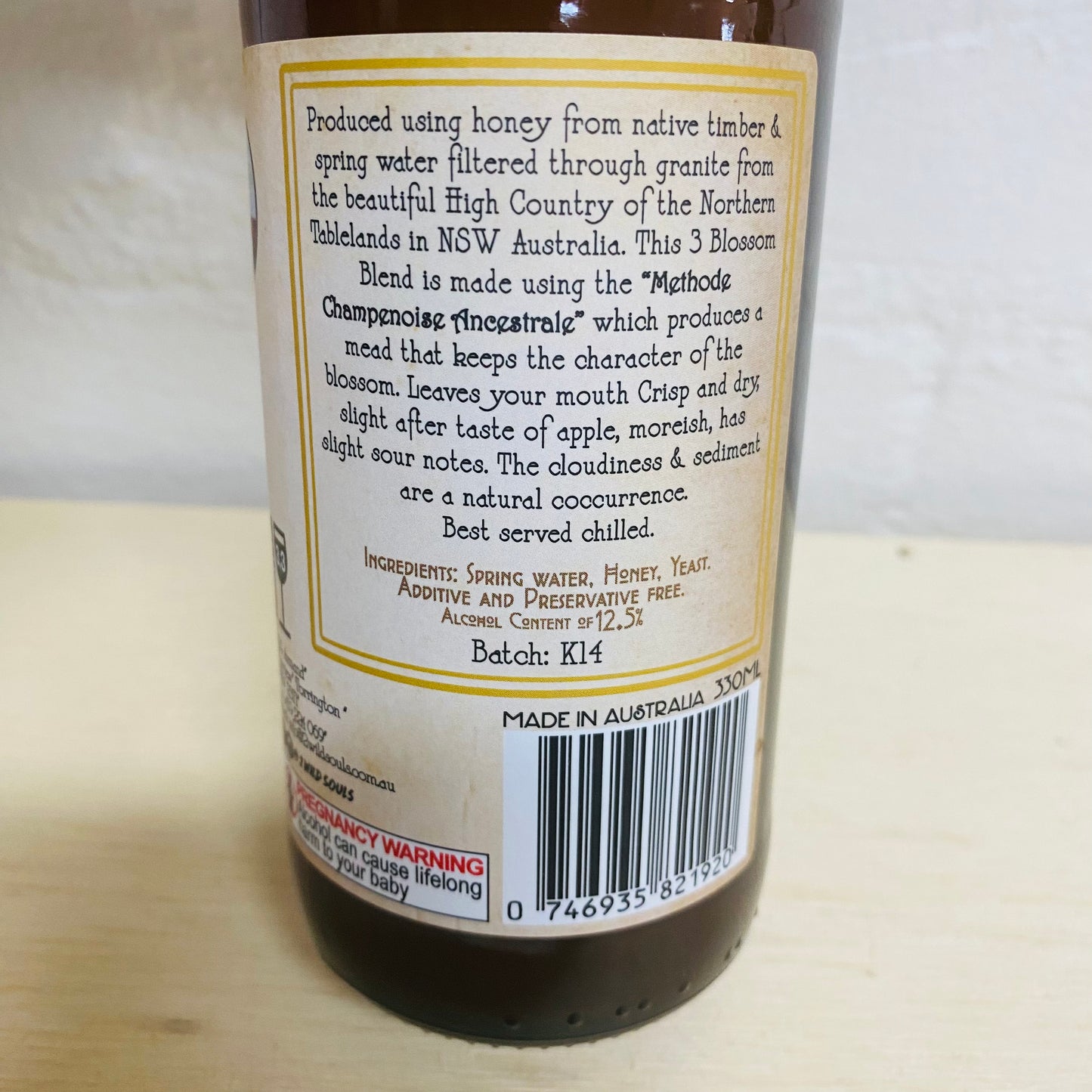 Honey Mead by 2 Wild Souls 3 Blossom Blend 330ml