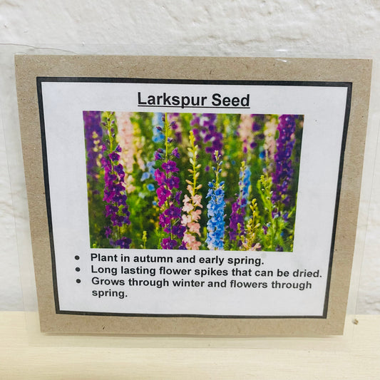 Lakspur Seed Mix by Creekland Flowers