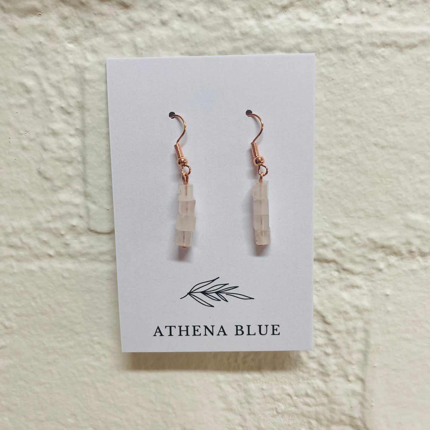 Jumbled Stone Earrings by Athena Blue