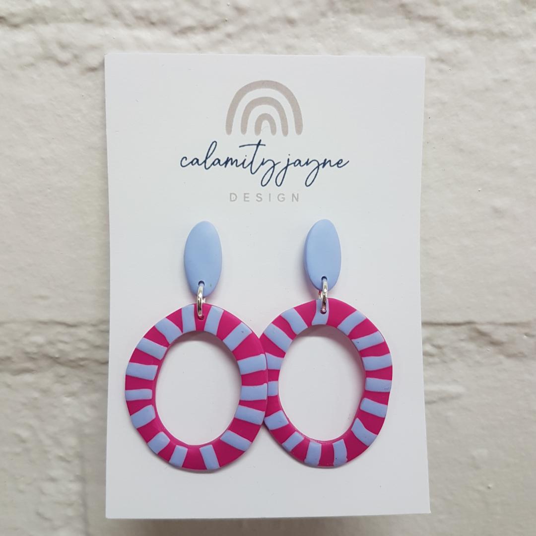 $29 Bright Circle Stud Earrings by Calamity Jayne