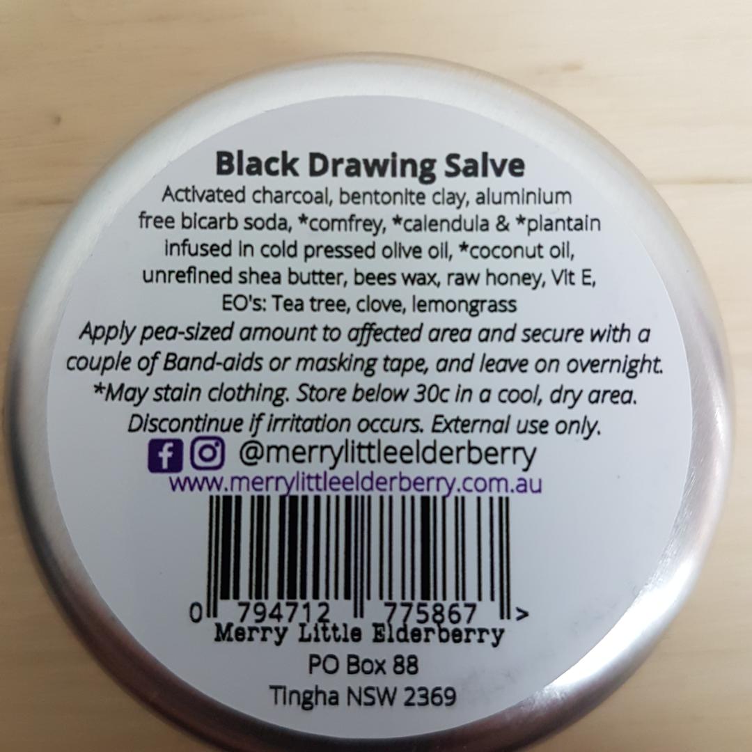 Black Drawing Salve by Merry Little Elderberry