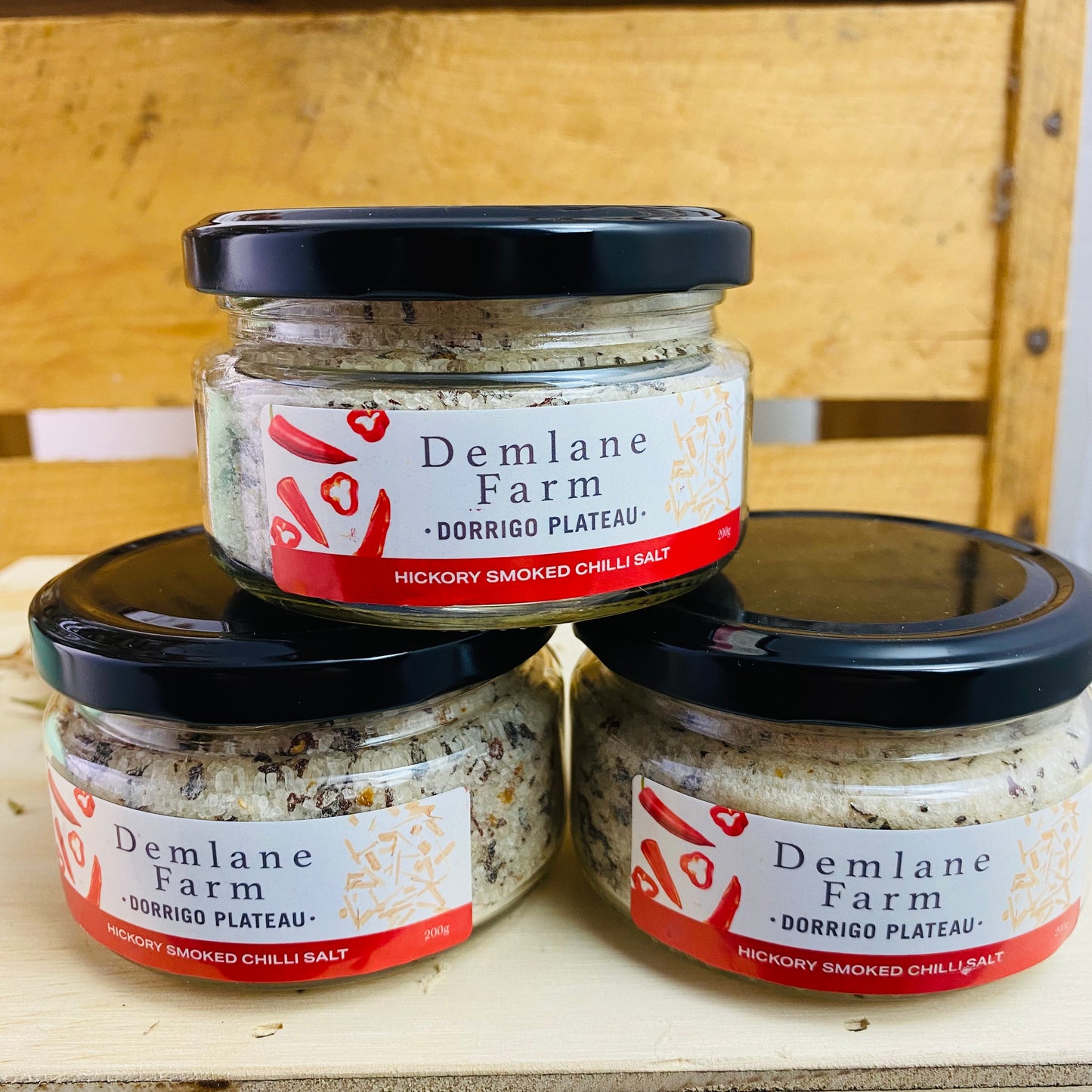 Demlane Farm Hickory Smoked Chilli Salt