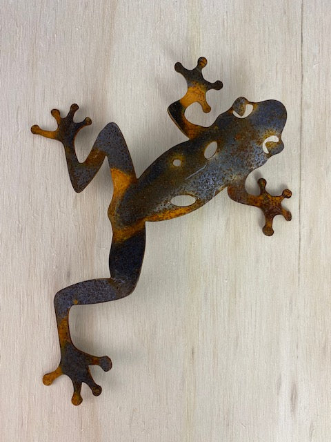 3D Garden Frog Metal Art