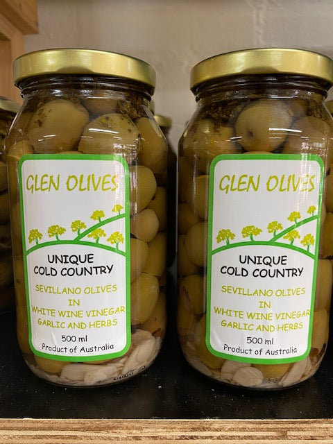 Herbed olives by Glen Olives